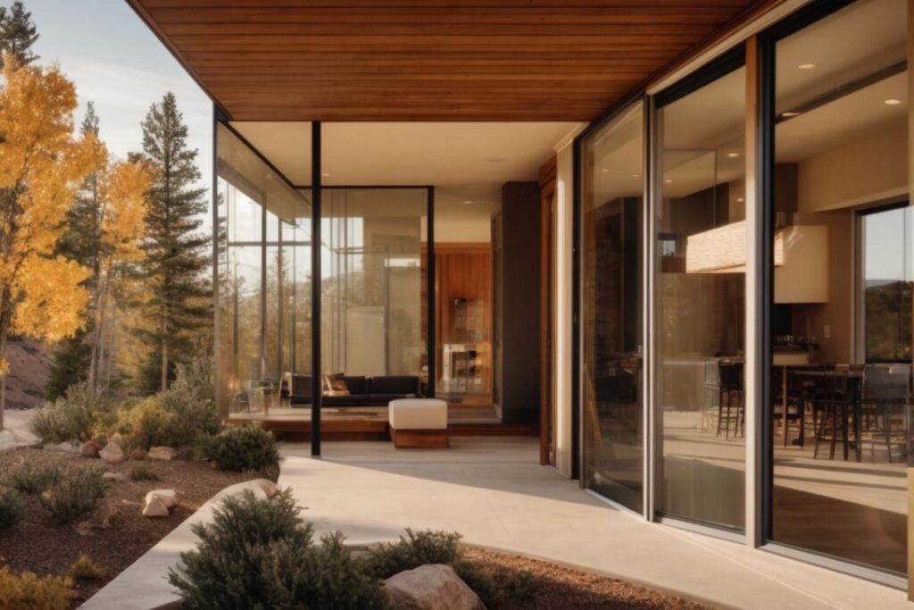 Colorado home with Low-E window film, reducing energy bills