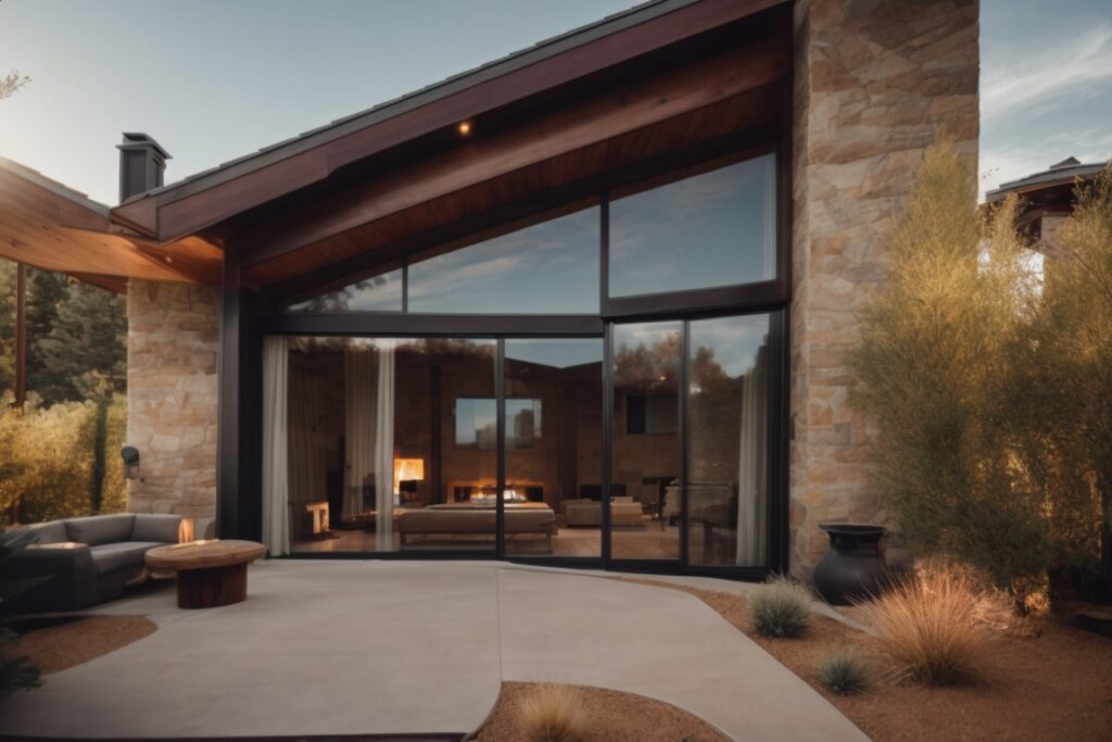 Colorado home with UV protective window film, energy-efficient interior
