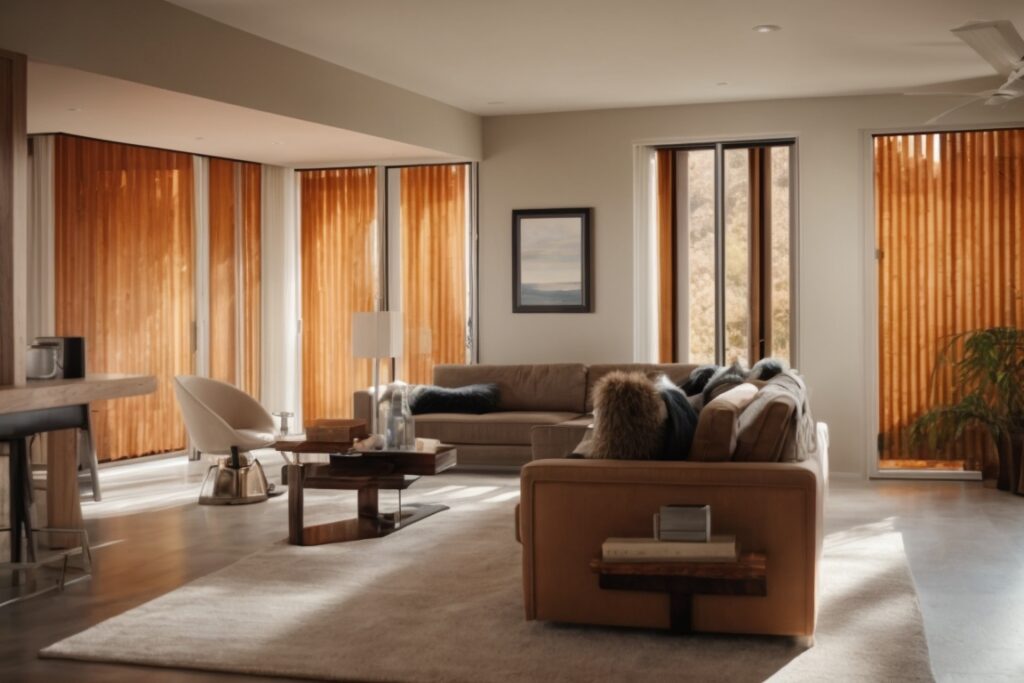 Colorado home interior with heat blocking window film installed