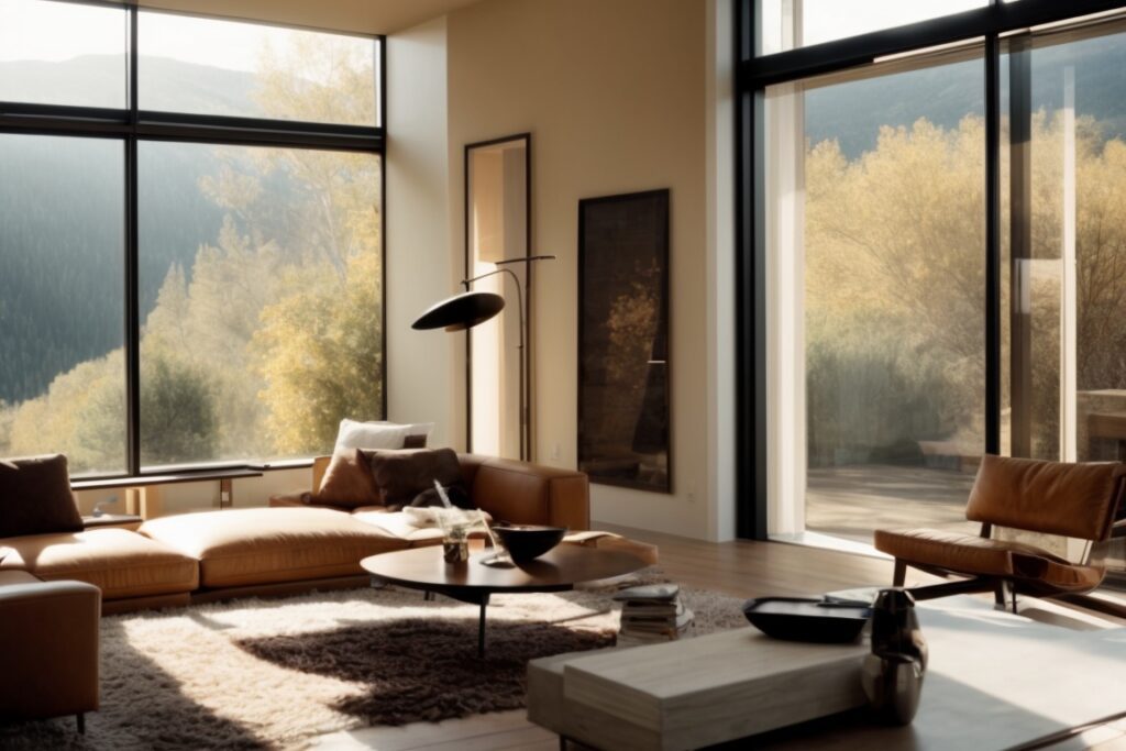 Colorado home interior with sunlight filtering through fade prevention window film