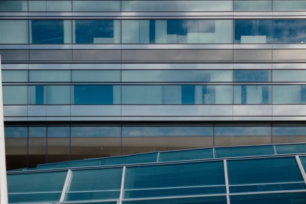 Colorado office complex with clear energy efficient window films