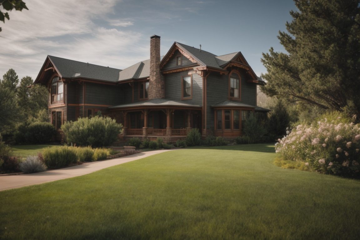 Victorian home in Colorado with climate control window film